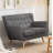 Farnum Polyester Flared Arm Standard Loveseat-95729726