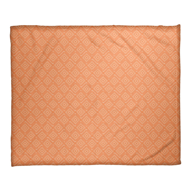 Couverture polaire Katelyn Elizabeth, L 52,5 po x L 62,5 po, Orange