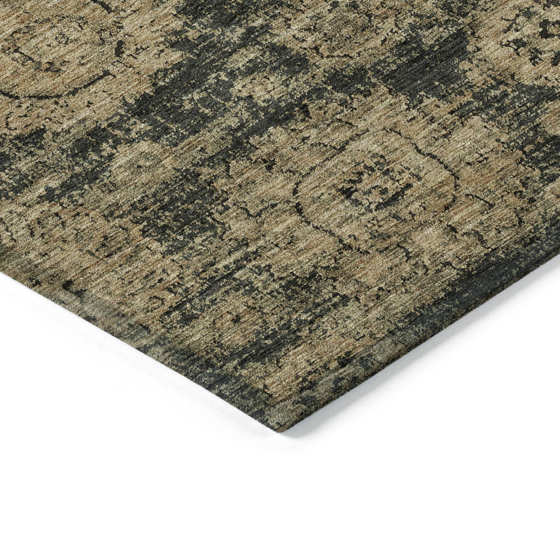 Floral Indoor / Outdoor Rug, Rectangle 8' x 10'
