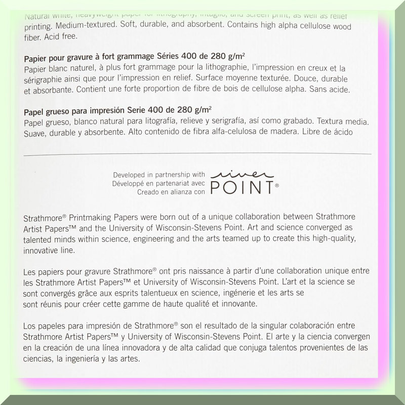 Printmaking Paper Pad, 20 Sheets