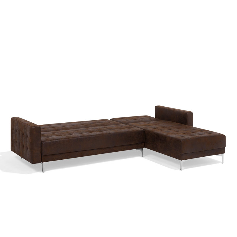 Petersburg 4 Seater Faux Leather Sofa Bed