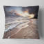 Seascape shore de mer baltique pendant un oreiller winter-123398256