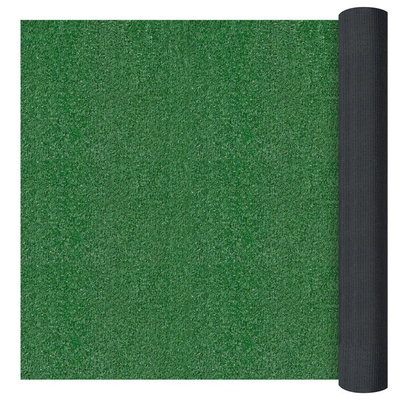 Tapis de gazon artificiel intérieur / extérieur de grande taille, H 78,7 po x l 157,5 po x P 0,4 po