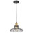 Alvelo 1 - Light Black/ Burnished Brass Single Pendant