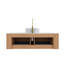 Meuble-lavabo de salle de bain 48 po avec lavabo, lavabo mural 48 po-861144261