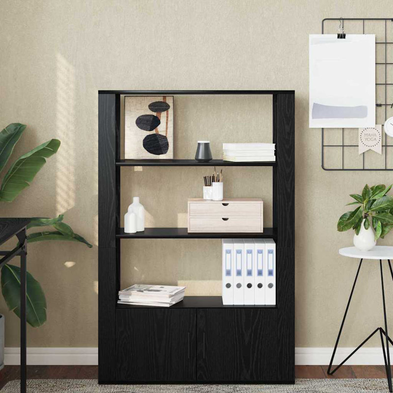 80cm Sideboard, Black Oak