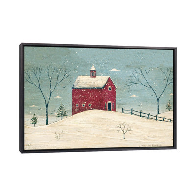 Barn In Winter - Wall Art Print