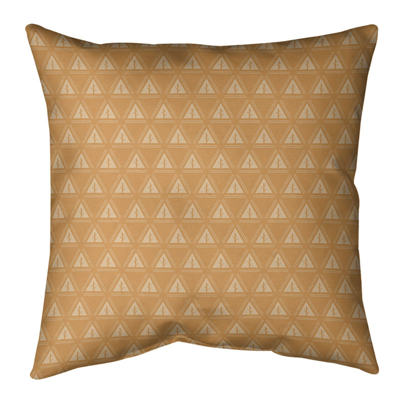 Coussin Theo Nath, 16 po x 16 po, Duvet synthétique, Orange frais