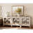 Farmhouse TV Stand For Tvs Up To 85”, Rustic Wood Entertainment Center With Adjustable Shelf, Glass Doors & Storage, Media Console Cabinet For Living Room, Bedroom, Beige-2128814171