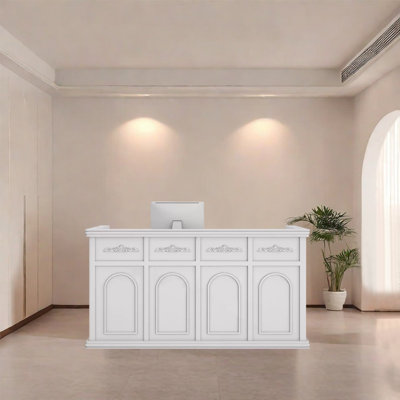 Bureau de réception de style champêtre