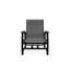 Chaise longue à cadre caché en aluminium Belle Isle-98714542-98358310