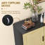 Console de rangement en bois avec rangement