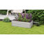 Lit de jardin surélevé galvanisé, jardinières d'extérieur en acier avec tiges renforcées, 71 po x 36 po x 23 po, argent-1478067533