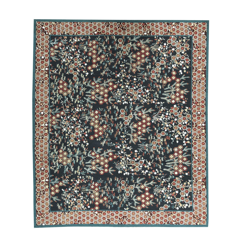 Hand-Knotted High-Quality Charcoal Area Rug