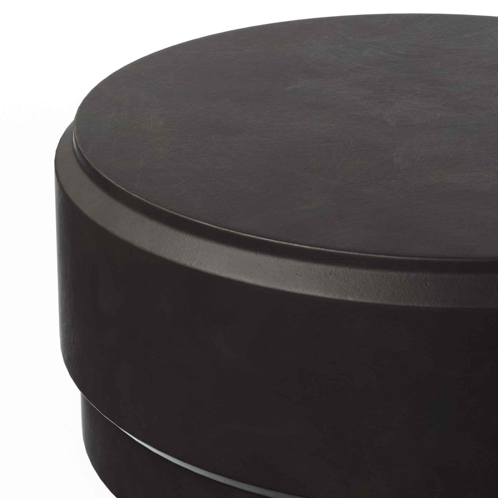 Cassis Single Coffee Table, Lava Brown