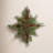32" Pre-Lit Flocked Snowflake Wreath