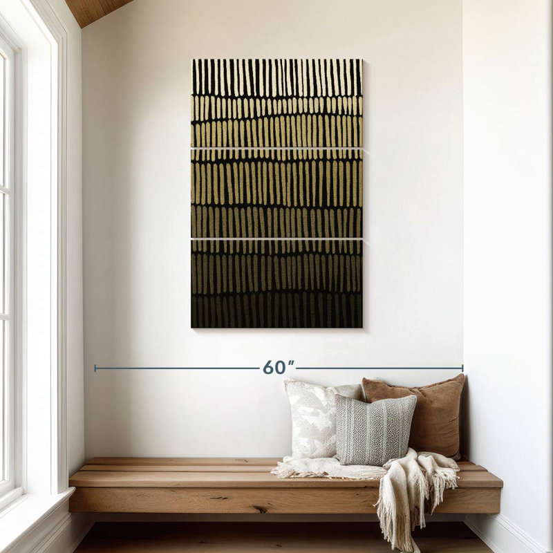 Avery Gradient Ethnic Lines, 45" H x 28" W