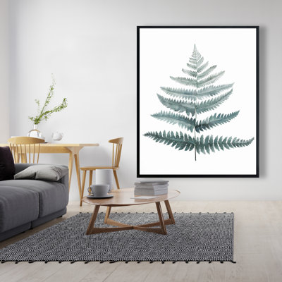 Fern Print On Canvas