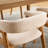 Mid-Century Modern Dining Chairs, Linen Upholstered Kitchen Dining Room Chairs Curved Backrest Dining Chairs With Wood Legs(Set Of 2)-1489500730-1489500731