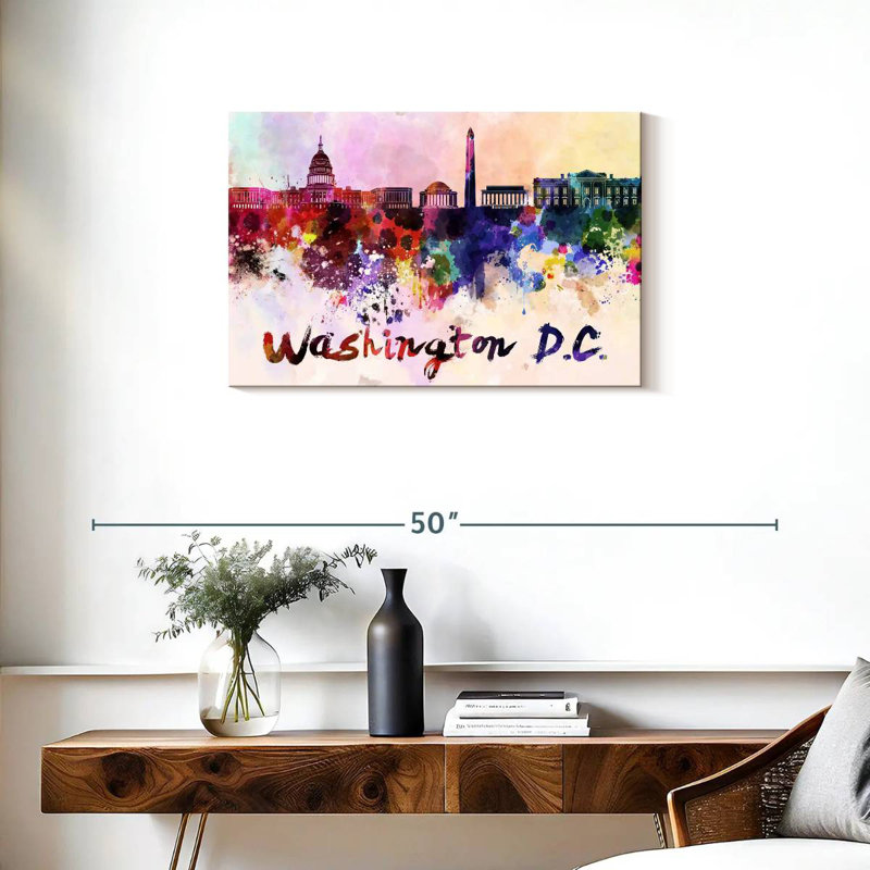 Ravi Washington, couleurs, H 20 po x l 30 po