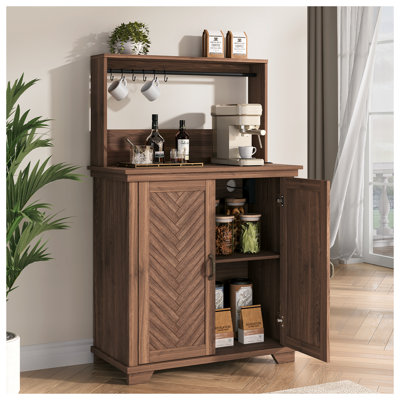 Garde-manger de ferme avec prise, armoire à café avec crochet, buffet et armoire