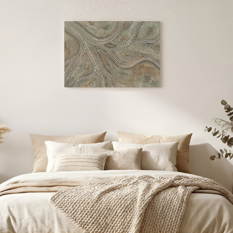 «Gallery Wrap», art mural sur toile pour le salon, la chambre à coucher, le bureau ou le vestibule - décoration murale décorative avec motif abstrait