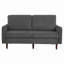 Hollymead Milman 144.5Cm Velvet Loveseat-476625264