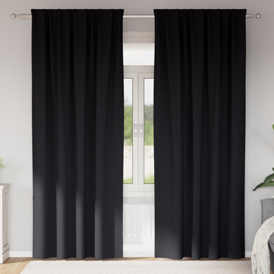 Curtains With Curtains 2 Pcs Polyester