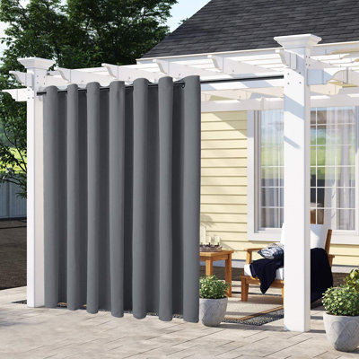 Arber Outdoor Blackout Curtain Single Panel