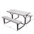 Dion 4 - Person Patio Dining Set with Rectangular Table-1756416382
