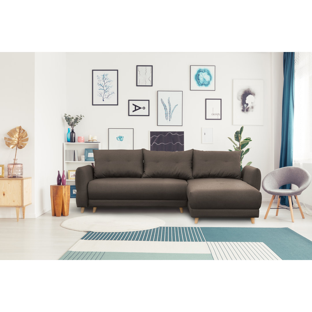 Ecksofa Talbert mit Bettfunktion