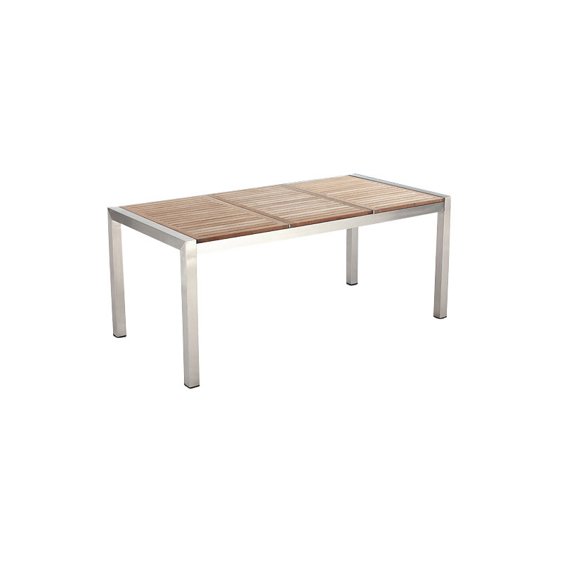 Seto Rectangular Wicker Outdoor Dining Table , 180cm cm W 90cm cm D
