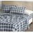 Chad Plaid Printed Cotton Bed Sheet Set-103532237