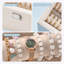 Présentoir à bracelets avec couvercle transparent - Beige-294402531-294402532