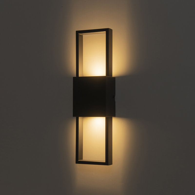 2-light Led Modern Outdoor Wall Light