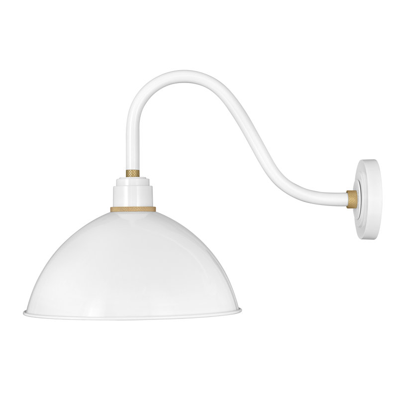 Foundry Wall Mount Outdoor Barn Light, Black, 18" H x 16" W x 26" D