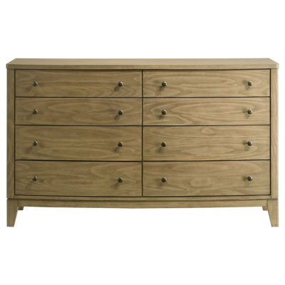 Daileen 8-drawer Dresser Cabinet Natural Pine