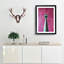 CN Tower In Toronto Canada Abstract - Single Picture Frame Painting on MDF-56853249-56853246