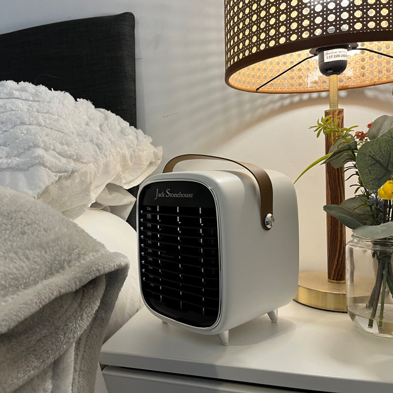 At Home Comforts 1000W Electric Compact Space Heater, White