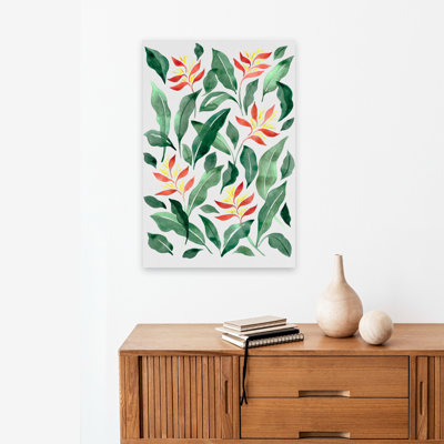 Fleur de perruche - art tropical floral et nature morte