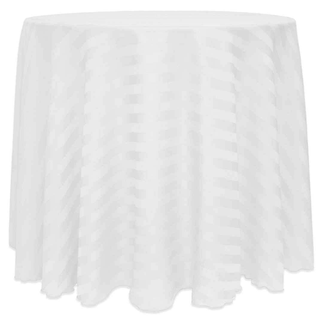 Latitude Run® Satin-Stripe Tablecloth Round Latitude Run® 
