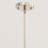 1-Light Cage Pendant Light With Bulb
