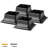 Sumiah Powder-Coated Steel Post Base