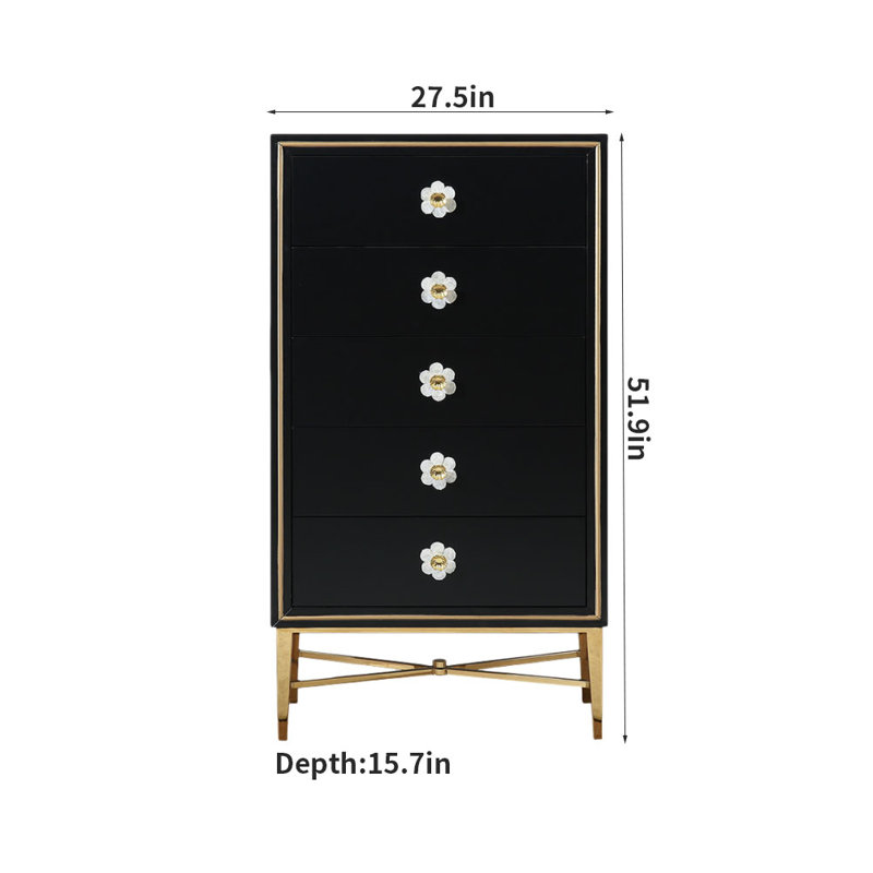 Armoire de rangement Simple Living, Noir
