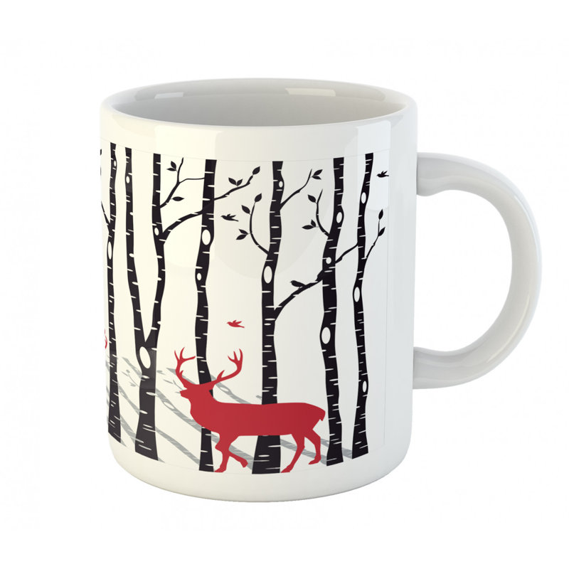 Grande tasse à café antlers