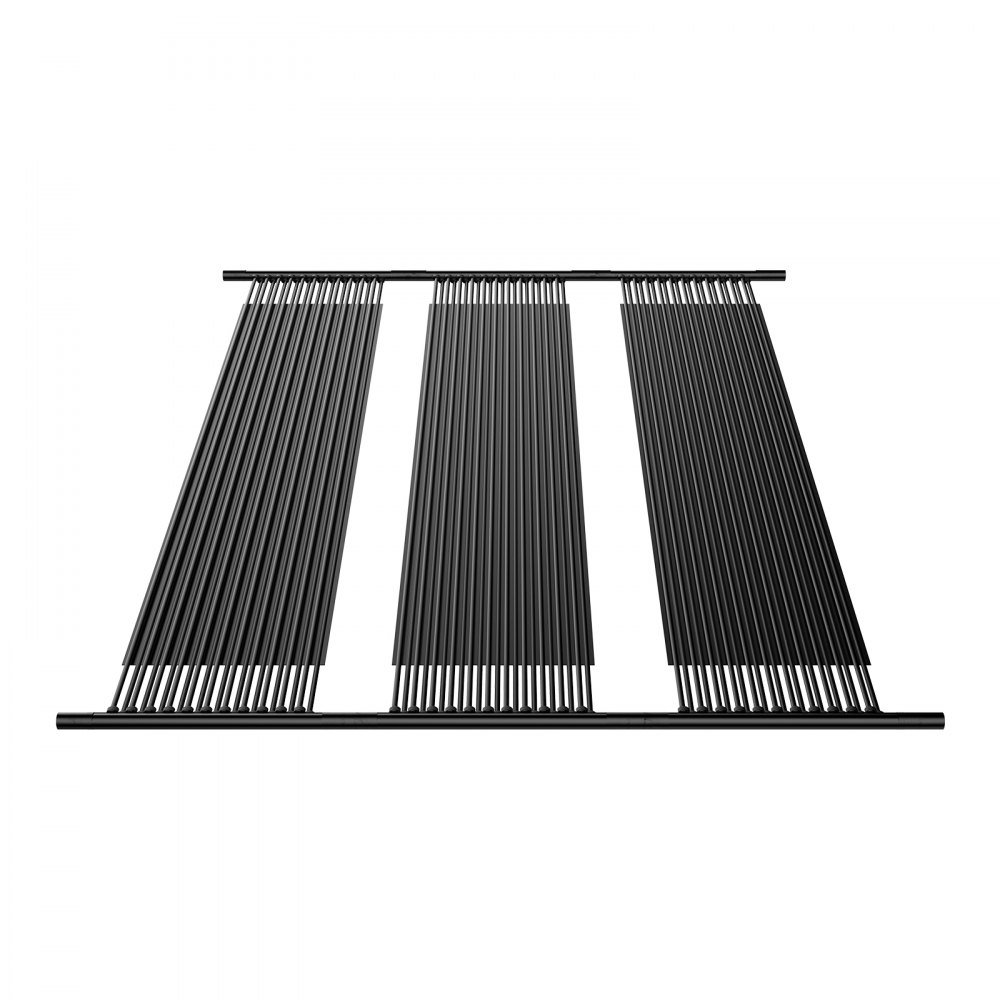 Solar Pool Heater, 4 x 24 ft HDPE Pool Heating System - Durable & Weather-Proof, with Complete Accessories, Universal Solar Pool Panel–Raises Water Te