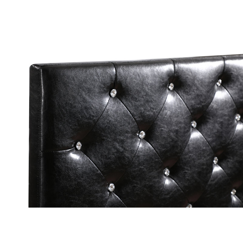 Super Nova G0132-THB Twin Headboard , BLACK, Twin, Black