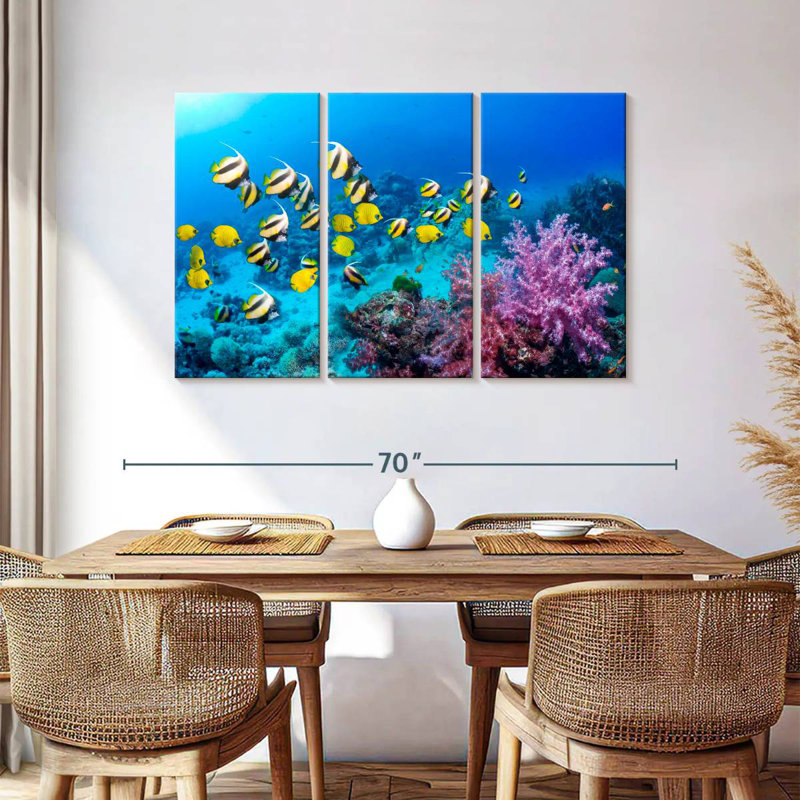 Brampt Gorgeous Coral Reef, 36" H x 57" W