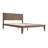 Arvion King Size Bed Frame - ARB-46-K with Headboard & Footboard, Durable Solid Wood Slatted Support, Metal Center Legs, Easy Assembly, Noise-Free, No Box Spring Needed, Under-Bed Storage, Chestnut Brown-357193828-357193830