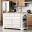 51.2" Wide Kitchen Island With Drop Leaf-248271699